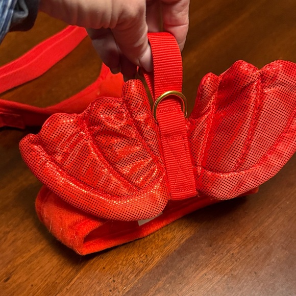 Red Pup Crew Valentine’s Devil Harness - Picture 2 of 7